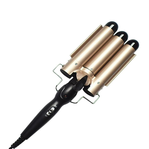 Big Eléctrico de pelo Sunnimix Rizador de pelo 2 Control de temperatura dorado