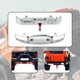 thumbnail image 2 of Parachoques delantero y trasero para coche RC, aleación de aluminio 6061, juego de piezas para coche RC Crawler a escala 1:12 Plata, 2 of 5