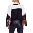 thumbnail image 2 of Free People Blouse Chandail-Over Friday Fever pour Femmes, Noir, Petit, 2 of 2