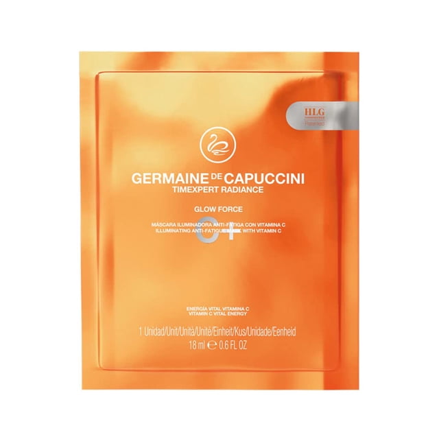 Germaine de Capuccini - Timexpert Radiance C+ | Glow Force Mask - Mascarilla facial antifatiga con vitamina C - Extraordinaria luminosidad y nutrición en 15 minutos - 0,6. onzas líquidas