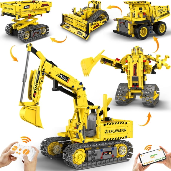 okk STEM Robot Toys for Kids 8-12, 5 in 1 APP & Remote Control Robot Building Kit, DIY Engineering Educational Coding Robotics kit, Programmable Buil