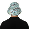 thumbnail image 3 of Balery Cartoon Pirate Sun Hats for Men Women Bucket Hat UPF 50+ Buckey Hat Boonie Hat Foldable UV Protection Hiking Beach Fishing Summer, 3 of 9