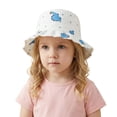 thumbnail image 1 of MIASHUI Breathable Fisherman Sun Hat For Kids Outdoor Beach Activities And Summer White,One Size, 1 of 4