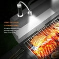 thumbnail image 3 of FIREOR Barbecue Grill Light Magnetic Base Super-Bright LED BBQ Lights - 360 Degree Flexible Gooseneck, Weather Resistant, Batteries Included - Pack of 2, 3 of 3