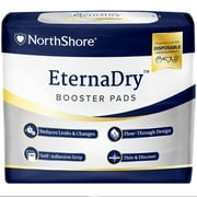 NorthShore EternaDry Booster Pad Diaper Doublers with Adhesive, Large, Pack/30