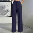 thumbnail image 2 of Jerdar Womens Dress Pants Pull On Wide Leg Stretchy Work Pants Women Business Casual Outfits Slacks for Women Trousers M, 2 of 6