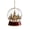 Church, variant on Hanging Christmas Snow Globe Ornament, Polar Bear Scene with Aurora & Mountains, Clear Ball Tree Decoration for Holiday Party Gift, 3.94in