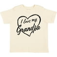 thumbnail image 3 of Inktastic I Love My Grandpa in Black Chalk Heart Boys or Girls Toddler T-Shirt, 3 of 5