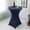 BU1, variant on Clearance Dark Blue Spandex Round Cocktail Table Cover - Stretch Fitted Tablecloth for Weddings, Banquets, and Parties (60x110cm)