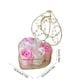 thumbnail image 3 of Cesta de hierro con rosas de jabón para San Valentín, decoración de ambiente, regalo, 6 adornos de flores de jabón, 3 of 6