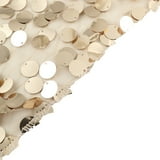 BalsaCircle 13"x108" Payette XL Sequin Table Runner Champagne - Walmart.com