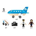 thumbnail image 3 of Juego de madera Toy Airplane BRIO World 33306 con juguetes ferroviarios para mayores de 3, 3 of 7