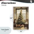 thumbnail image 4 of Stupell Industries Transitional Christmas Morning Window View Canvas Art, 16 x 24, by Petals Prints Design, 4 of 8