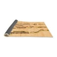 thumbnail image 2 of Ahgly Company Indoor Rectangle Solid Orange Modern Area Rugs, 7' x 10', 2 of 4