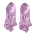 thumbnail image 4 of Ankle Socks - Sports Socks Breathable Mesh Running Socks Women's Summer Color Thin Boat Socks, Socks for Women,Color: Purple Size: One Size, 4 of 5