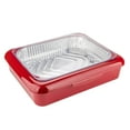 thumbnail image 1 of Aluminum Foil Tray Holder Set with Lid Insulated Stackable for Travel and Parties, 1 of 3