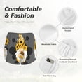 thumbnail image 4 of Rocae Bee Gnome With Sunflower for Women's Athletic Shorts Workout Hiking Shorts Athletic Shorts for Running, Yoga, Gym, Sports-Medium, 4 of 7