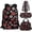 Ladybug Daisy, variant on Jeiento Axolotl Backpack for School Girls 6-8 Lightweight Backpack with Lunch Box Pencil Case Water Bottle Sleeve 4 Pcs for Elementary Kindergarten Kids School Bookbag Starry Sky