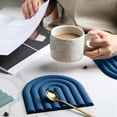 thumbnail image 4 of Silicone Trivet Mat Heat Resistant Hot Pads for Kitchen Countertop Reusable Table Mat Multi Purpose Daily Household Insulation Pad for Cookware Dinner Bowls Coffee Mugs Hot Dishes Trivets, 4 of 6