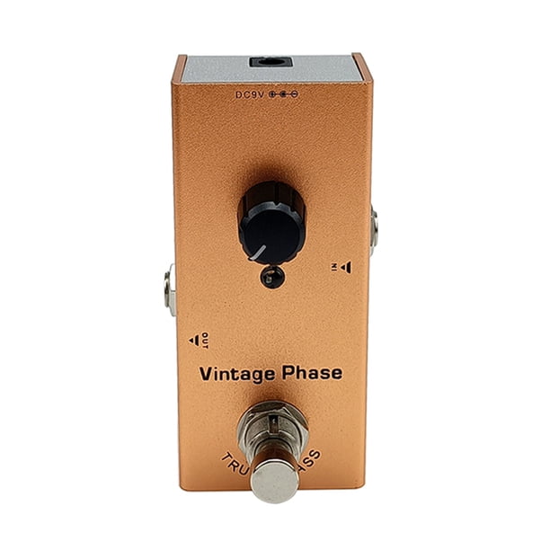 Hugtrwg Compresor Guitarra Booster Eléctrico Estable para Instrumentos Musicales (BF6)