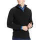 thumbnail image 1 of Tommy Hilfiger Mens Waffle Knit Pullover Suéter, Negro, Pequeño, 1 of 1