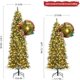thumbnail image 3 of 6-foot pre-lit slim artificial christmas tree con 400 warm blanca lights, 3 of 7