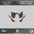 thumbnail image 2 of Kalair GFX Graphics Kit for Yamaha ATV RAPTOR 700 (2013-2022) Electron Series, 2 of 5