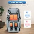thumbnail image 5 of BestMassage 4D Massage Chair,Full Body Zero Gravity Recliner Chair with Smart Large Screen Bluetooth Heat Foot Roller,Grey, 5 of 7