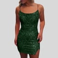 thumbnail image 2 of DAFEI Sequin Homecoming Dresses Short Sparkly Tight Mini Formal Evening Cocktail Gowns with Slit, 2 of 5