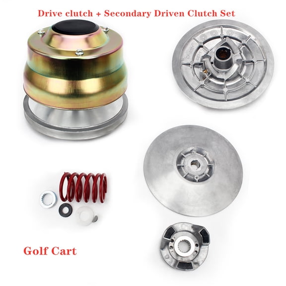 Drive & Driven Clutch for Yamaha Golf Cart Gas G2-G22 G8A G9A G16A G22A 1985-2006 86 87 88 89 90 91 92 JN6-G6201-03  JN6-G6201-04 JN6-G6270-00  JN6-G6271-02  J55-G6270-01  JN6-G6271-02  J55-G6270-01