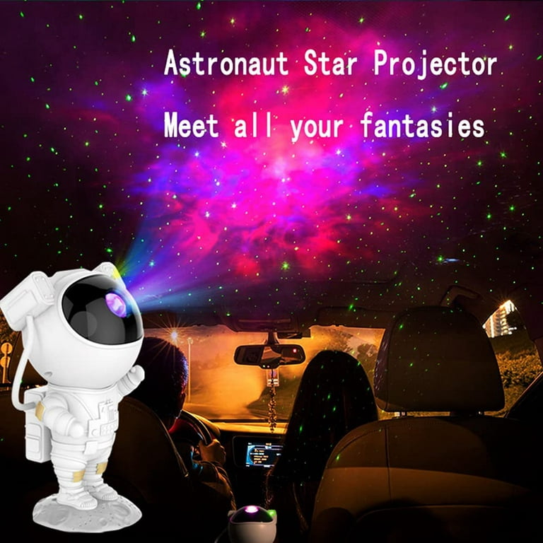 Jeryswet Astronaut Galaxy Light Projector, Space Buddy Projector Night  Light For Bedroom With Remote Control And Timer, Astro Alan Star C