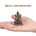 thumbnail image 4 of Miangastore Statue de Bouddha Rétro en Laiton pour Temple, 4 of 8