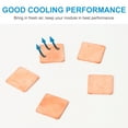 thumbnail image 5 of 5 Pieces Copper Heatsink, Pure Copper Pad Pads Thermal Shim, 20x20x1.0mm Copper Heatsink Plate Cooler for Cooling PC Laptop CPU GPU, 5 of 7