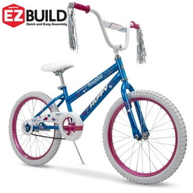 Huffy 20 Inch Sea Star Girl's Sidewalk Bike, Blue and Pink