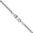 thumbnail image 4 of 14K White Gold 1.85mm D/C Quadruple Rope Chain (24 X 1.85) Made In Peru wqt014-24, 4 of 5