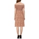 thumbnail image 3 of INSPIRAR CHIC Vestido Largo de Verano Bohemio con Estampado Floral, Sin Mangas, Con Alta División, Corte A, S Rojo Oscuro, 3 of 5