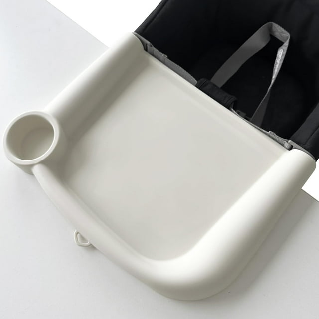 FAILUN Bandeja de comedor de silicona para bebé, compatible con la silla de mesa rápida Inglesina y otras sillas altas con gancho, bandeja para bebé con silla de mesa rápida portátil con clip, apta pa