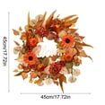 thumbnail image 3 of Wzzjkit Couronne de l'Action de Grâce Porte Suspendue, 3 of 6