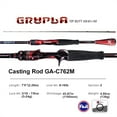 thumbnail image 6 of PURELURE Spinning Rod Combo Universal Ultralight Long Throwing Carbon Rod in FUJI Accessories, plus Reel, 6 of 8