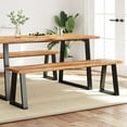 thumbnail image 1 of vidaXL Bench with Live Edge 160 cm Solid Wood Acacia, 1 of 5