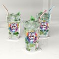 thumbnail image 3 of Watercolor Drip Persian Pop Art Colorful Portrait Artwork 16oz Pint Beer Glass Mug Cat Lover Kitten Owner Gifts Beer Glasses Cup - 01009, 3 of 5