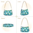 thumbnail image 7 of FORMRS Womens Shoulder Bag with Chain Strap Clutch Purse Cute Tote Handbag, Small Daisy, 7 of 7