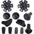 thumbnail image 1 of baomifa-Diooid Accessoires de Bâton de Randonnée Embouts en Caoutchouc Support de Neige pour Bâtons de Randonnée pour Tous les Bâtons de Randonnée Courants, Bâtons de Randonnée, Bâtons de Marche Nordiques avec un Diamètre Intérieur de 11mm/0.43 Pouces, 1 of 4