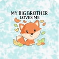 thumbnail image 4 of Inktastic My Big Brother Loves Me- Little Fox Boys or Girls Toddler T-Shirt, 4 of 5