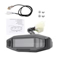 thumbnail image 2 of Almencla Universal 1200 Rpm Motorcycle Speedometer 0~199km/H Motorcycle Gauge sensor, 2 of 7