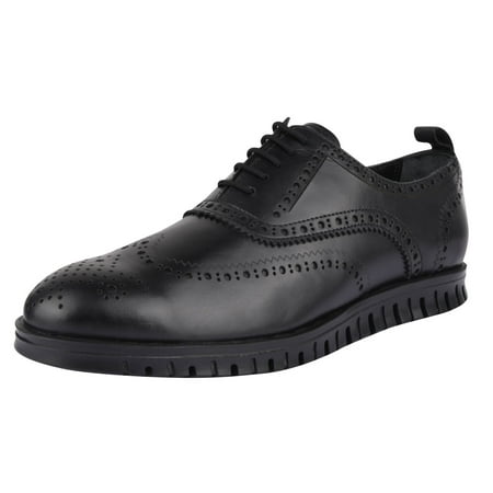 

LIBERTYZENO Mens Leather Casual Sneaker Shoes Black