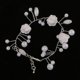 thumbnail image 3 of Joyería de Pulseras Pers Nupcial Cuelga los Abalorios Flor Regalos Sunnimix Pulsera de la boda, 3 of 7