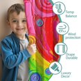 thumbnail image 3 of Pink and Yellow Tie Dye Pattern Insulated Teens Curtains Set Of 2, Bedroom Essentials, Toddler Room Decor 52x84in(132x213cm), 3 of 4