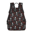 thumbnail image 1 of Easygdp Skeleton with Roses para Easygdp Yak - Mochila Casual Ligera y Resistente para Viaje y Senderismo para Hombres y Mujeres, 1 of 7