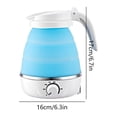 thumbnail image 3 of US/EU/UK/AU Hervidor eléctrico plegable de 600 ml para hervir agua para viajes al aire libre a casa, 3 of 6